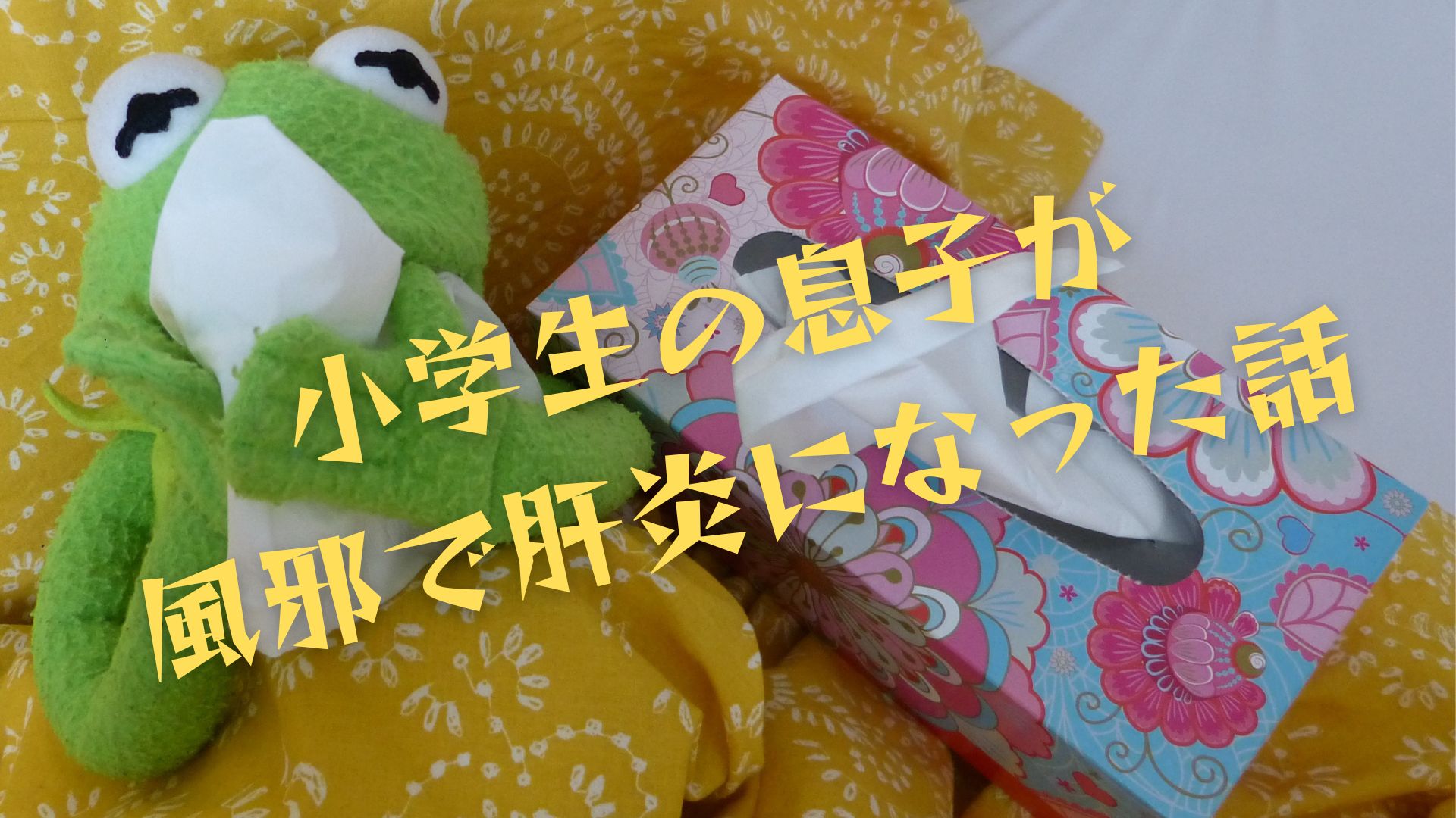 小学生の息子が風邪で肝炎になった話